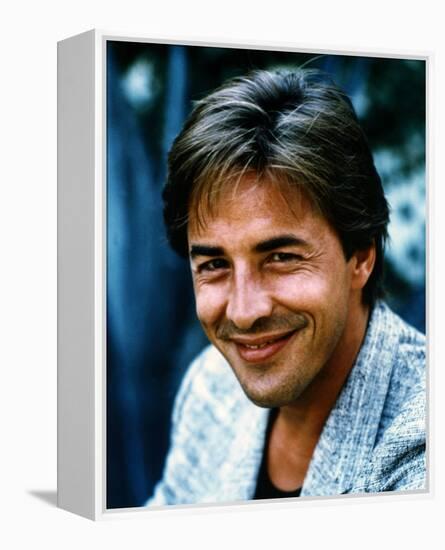 Don Johnson - Miami Vice-null-Framed Stretched Canvas