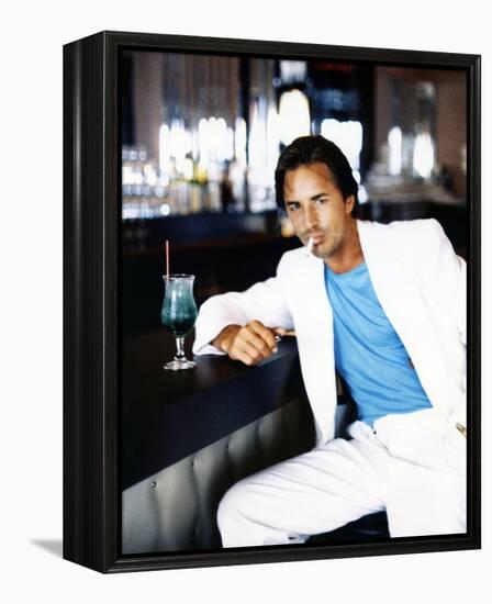 Don Johnson - Miami Vice-null-Framed Stretched Canvas