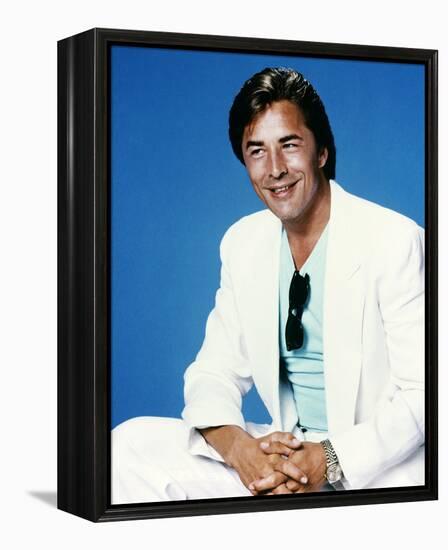 Don Johnson - Miami Vice-null-Framed Stretched Canvas