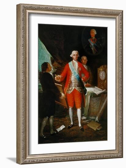 Don Jose Monino, Count Floridablanca (1728-1808), Painted Around 1783-Suzanne Valadon-Framed Giclee Print