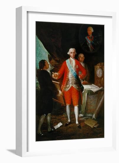 Don Jose Monino, Count Floridablanca (1728-1808), Painted Around 1783-Suzanne Valadon-Framed Giclee Print