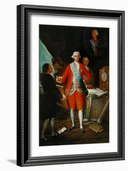 Don Jose Monino, Count Floridablanca (1728-1808), Painted Around 1783-Suzanne Valadon-Framed Giclee Print