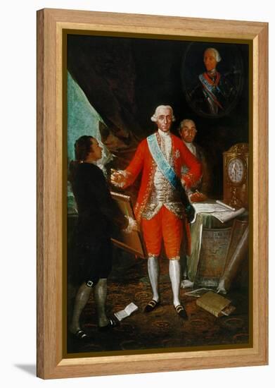 Don Jose Monino, Count Floridablanca (1728-1808), Painted Around 1783-Suzanne Valadon-Framed Premier Image Canvas