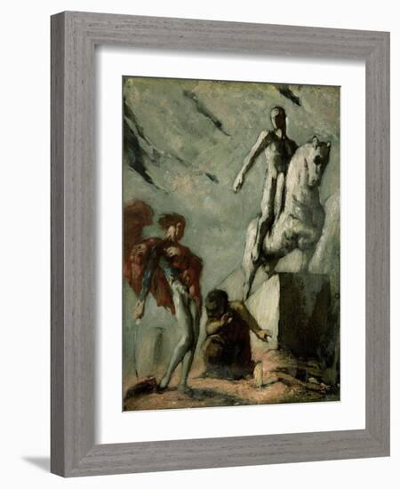 Don Juan and the Commander, C.1905-Charles Ricketts-Framed Giclee Print