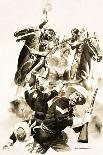 The Charge of the Sioux-Don Lawrence-Giclee Print