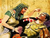 Cleopatra and Caesar-Don Lawrence-Giclee Print