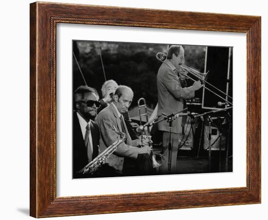 Don Lusher, Jimmy Forest and Vic Dickenson at the Capital Radio Jazz Festival-Denis Williams-Framed Photographic Print