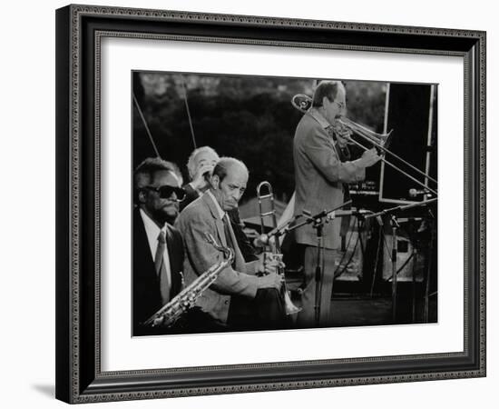 Don Lusher, Jimmy Forest and Vic Dickenson at the Capital Radio Jazz Festival-Denis Williams-Framed Photographic Print