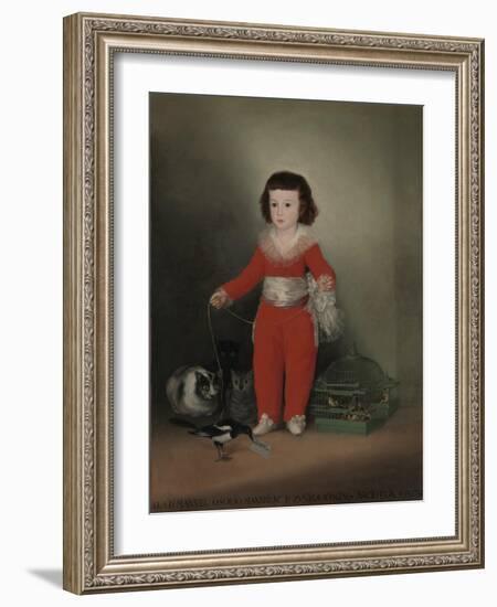 Don Manuel Osorio Manrique De Zuniga (1784-92), 1790-Francisco de Goya-Framed Giclee Print