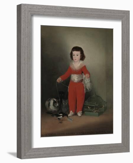 Don Manuel Osorio Manrique De Zuniga (1784-92), 1790-Francisco de Goya-Framed Giclee Print