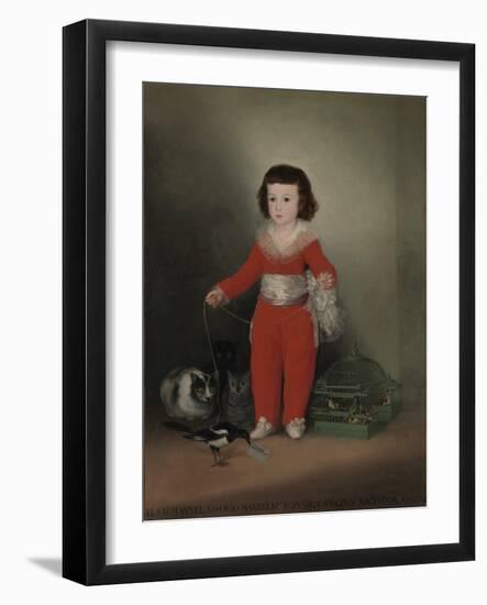 Don Manuel Osorio Manrique De Zuniga (1784-92), 1790-Francisco de Goya-Framed Giclee Print