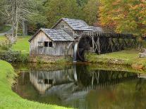 USA, Virginia, Mabry Mill. Composite of Mill and Pond-Don Paulson-Photographic Print