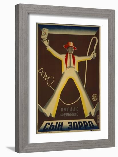 Don Q, Son of Zorro-null-Framed Giclee Print