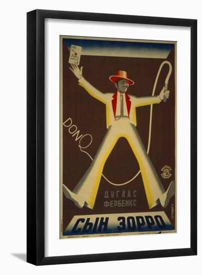 Don Q, Son of Zorro-null-Framed Giclee Print