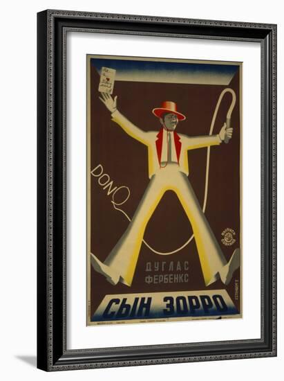 Don Q, Son of Zorro-null-Framed Giclee Print