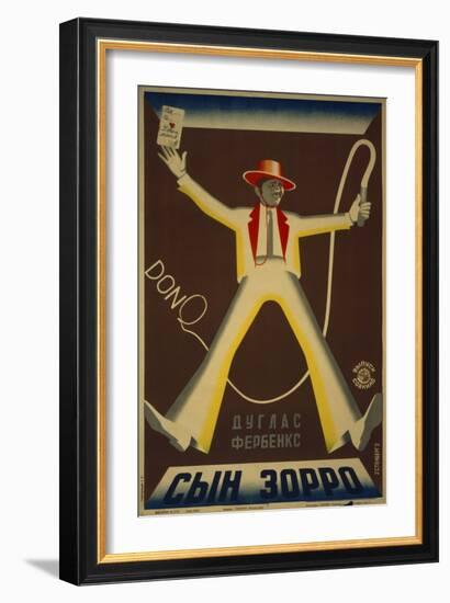 Don Q, Son of Zorro-null-Framed Giclee Print