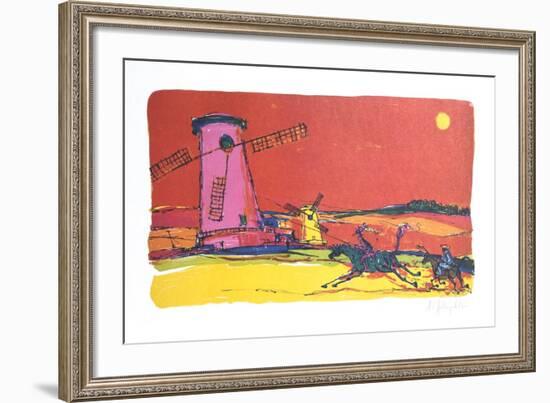 Don Quixote 1-Alvin Carl Hollingsworth-Framed Limited Edition