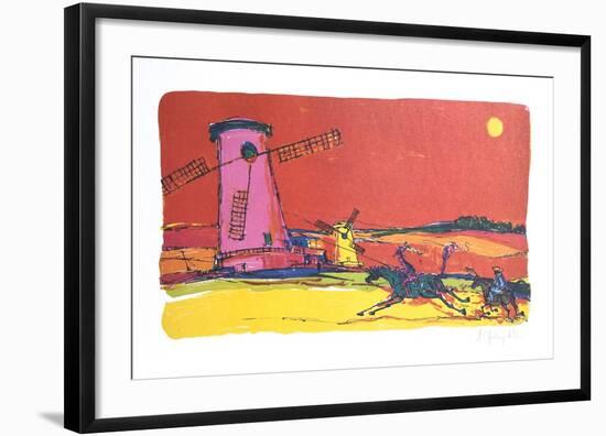 Don Quixote 1-Alvin Carl Hollingsworth-Framed Limited Edition