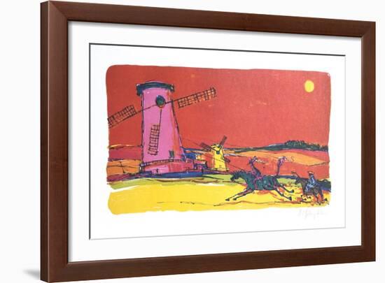 Don Quixote 1-Alvin Carl Hollingsworth-Framed Limited Edition