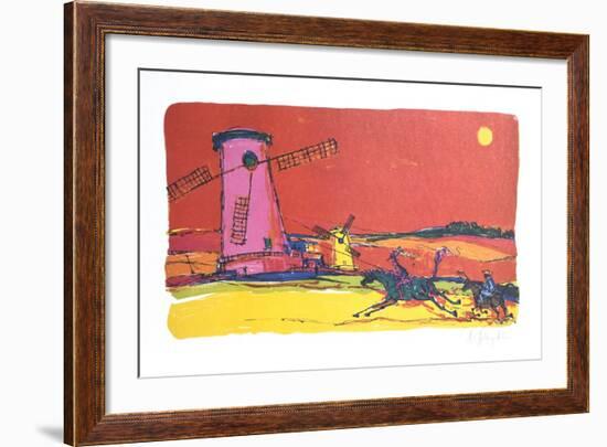 Don Quixote 1-Alvin Carl Hollingsworth-Framed Limited Edition