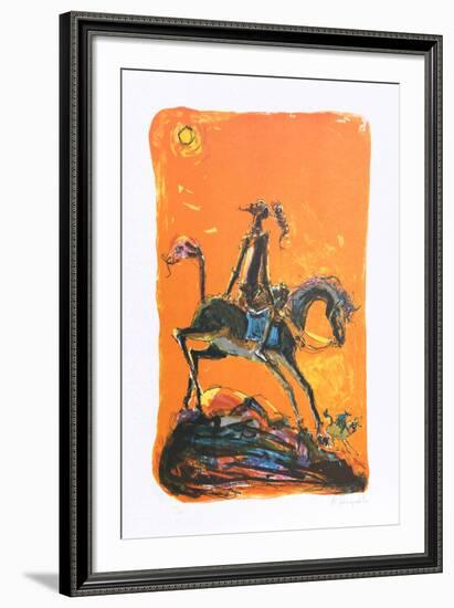 Don Quixote 2-Alvin Carl Hollingsworth-Framed Collectable Print