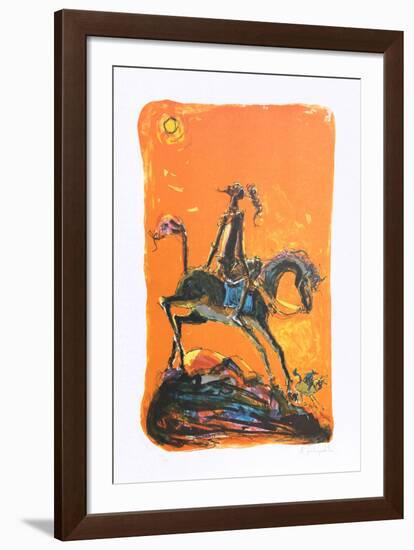 Don Quixote 2-Alvin Carl Hollingsworth-Framed Collectable Print