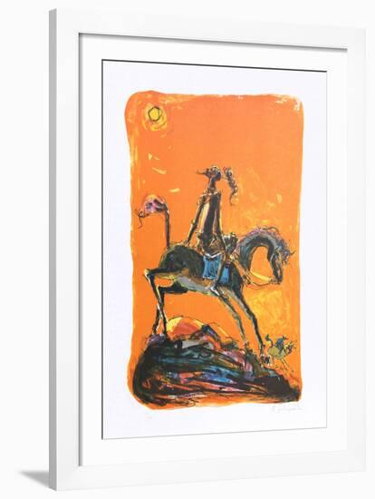 Don Quixote 2-Alvin Carl Hollingsworth-Framed Collectable Print