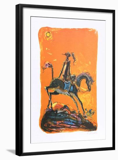 Don Quixote 2-Alvin Carl Hollingsworth-Framed Collectable Print