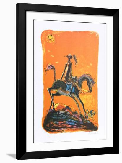 Don Quixote 2-Alvin Carl Hollingsworth-Framed Collectable Print