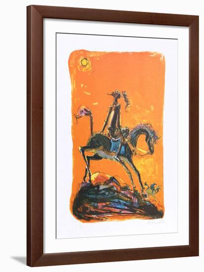 Don Quixote 2-Alvin Carl Hollingsworth-Framed Collectable Print