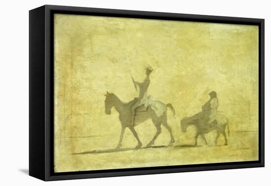 Don Quixote and Sancho Pansa-Honoré Daumier-Framed Premier Image Canvas