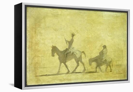 Don Quixote and Sancho Pansa-Honoré Daumier-Framed Premier Image Canvas