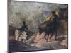 Don Quixote and Sancho Panza-Honore Daumier-Mounted Giclee Print