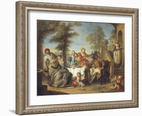 Don Quixote at the Inn-Charles Antoine Coypel-Framed Giclee Print