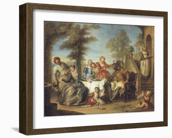 Don Quixote at the Inn-Charles Antoine Coypel-Framed Giclee Print