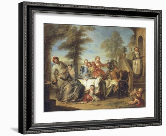 Don Quixote at the Inn-Charles Antoine Coypel-Framed Giclee Print