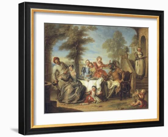 Don Quixote at the Inn-Charles Antoine Coypel-Framed Giclee Print