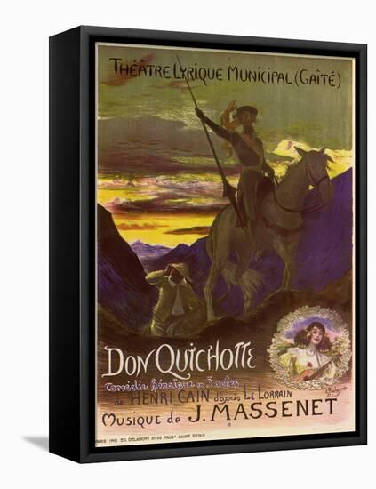 Don Quixote, c.1910-Georges Antoine Rochegrosse-Framed Premier Image Canvas