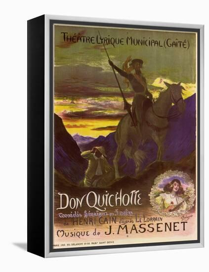 Don Quixote, c.1910-Georges Antoine Rochegrosse-Framed Premier Image Canvas