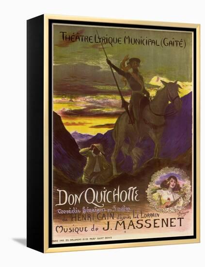 Don Quixote, c.1910-Georges Antoine Rochegrosse-Framed Premier Image Canvas