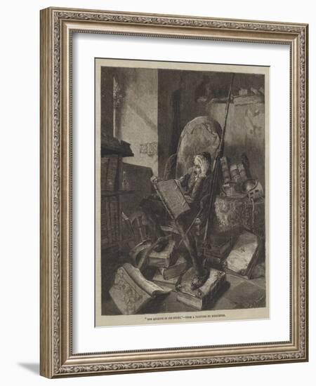 Don Quixote in His Study-Adolf Schreyer-Framed Giclee Print