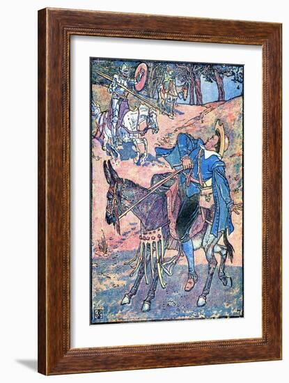 Don Quixote of the Mancha by Walter Crane-Walter Crane-Framed Giclee Print