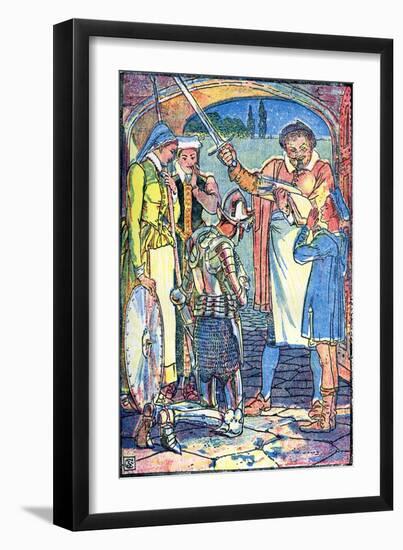 Don Quixote of the Mancha by Walter Crane-Walter Crane-Framed Giclee Print