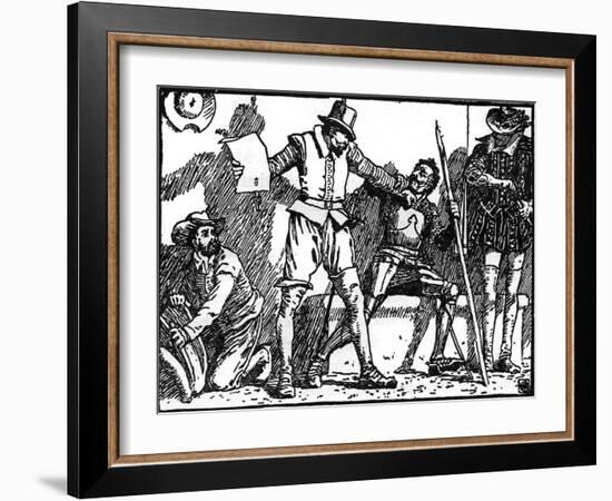 Don Quixote of the Mancha by Walter Crane-Walter Crane-Framed Giclee Print