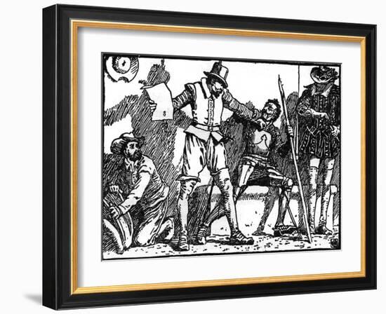 Don Quixote of the Mancha by Walter Crane-Walter Crane-Framed Giclee Print