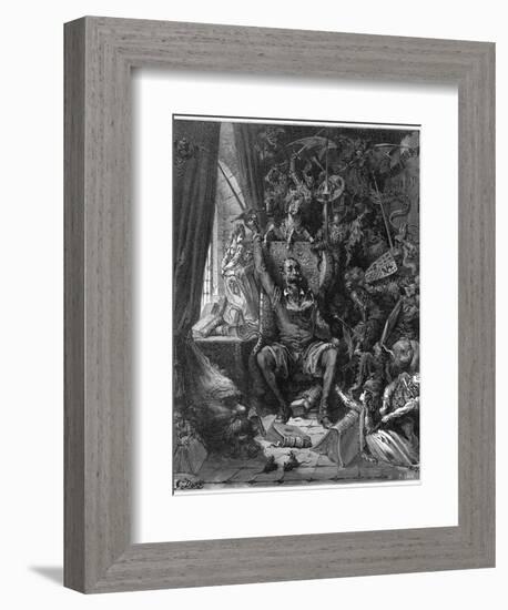 Don Quixote Relives His Past Glories-Gustave Dor?-Framed Photographic Print