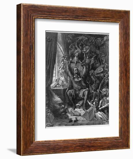 Don Quixote Relives His Past Glories-Gustave Dor?-Framed Photographic Print