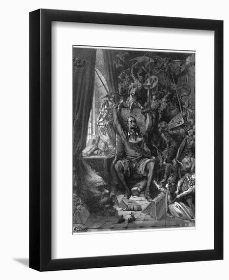 Don Quixote Relives His Past Glories-Gustave Dor?-Framed Photographic Print