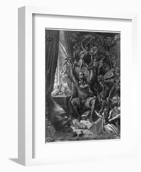 Don Quixote Relives His Past Glories-Gustave Dor?-Framed Photographic Print