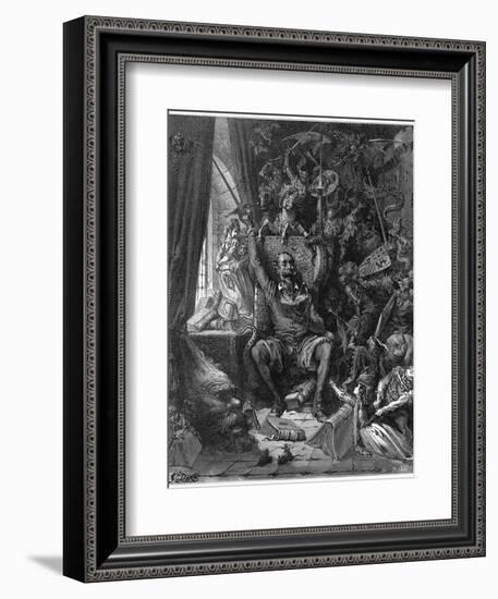 Don Quixote Relives His Past Glories-Gustave Dor?-Framed Photographic Print